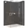 Walk-In Nano Echtglas 10mm Milchglas 100cm