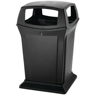 Rubbermaid Mülltonne Ranger 170 l Schwarz