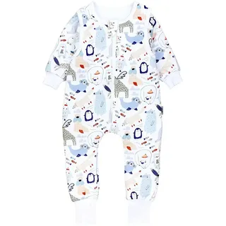 TupTam Baby Schlafsack Wintertiere Blau/Beige 116-122
