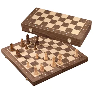 Philos Schachkassette, Feld 43 mm, mit Randbeschriftung