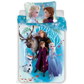 Disney Die Eiskönigin Bettwäsche Bio-Renforce (135x200+80x80cm)