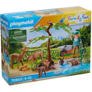PLAYMOBIL® Zoo-Wärter mit Tieren Set 70863-Größe:Einheitsgröße