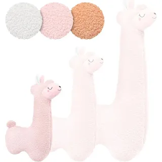 Engelshof Alpaka Seitenschläferkissen Kuscheltier Rosa 75cm - Rosa