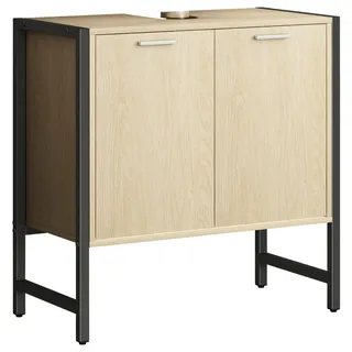 VCM Waschbeckenunterschrank Edino 60 x 60 x 30 cm Eiche