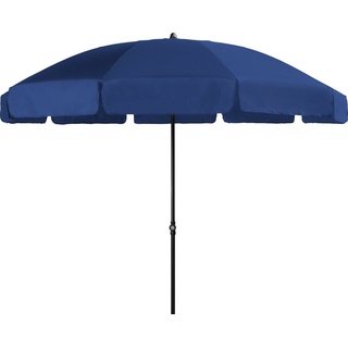 doppler® Sonnenschirm, abknickbar, höhenverstellbar, UV-beständig blau