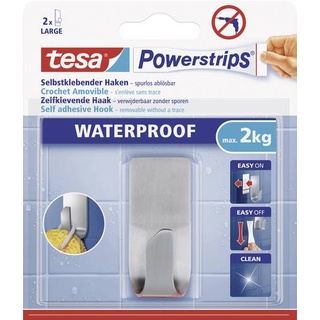 TESA POWERSTRIPS® Waterproof Haken Metall Inhalt: 1St.