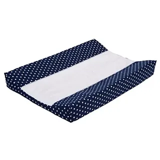 LITTLE DUTCH 3111 Wickelauflagenbezug blau mit weißen Sternen