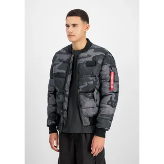 Alpha Industries Ma-1 Camo Bomberjacke Black Camo S