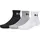 Performance Cotton Quarter Socken 3er Pack Weiß 42-47 5