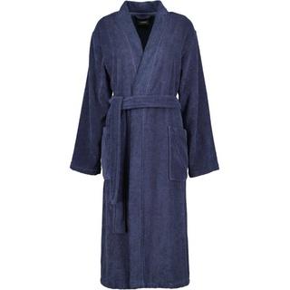 CAWÖ Home Bademäntel Damen Kimono Uni 826 blau - 17 S