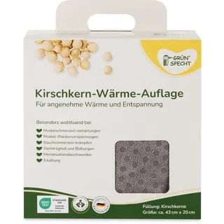 Grünspecht Kirschkernkissen mit 3 Kammern