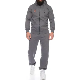 Finchman Jogginganzug Finchsuit 1 Herren Jogging Anzug Trainingsanzug Sportanzug grau S