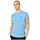 Vintage Logo Embroidered Kurzarm-T-Shirt Fresh Blue Grit L