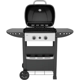 Barbecue A Gas 2 Fuochi Simply Hot – Con Griglia In Ghisa E Ripiani Laterali
