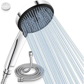 luxuskollektion Handbrause mit 5 Strahlarten Und 2m Schlauch, Chrom