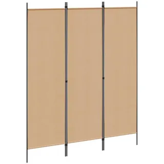 vidaXL Raumteiler Beige 150 x 180 cm Stoff