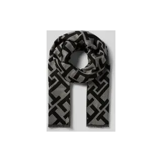 Schal mit Woll-Anteil, Black, 1