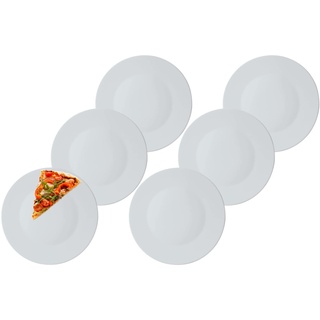 6 Pizzateller 33cm Ronda -Gastro Zubehör - Kuchenteller