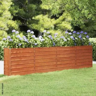 vidaXL Hochbeet Rostig 320 x 40 x 77 cm Cortenstahl