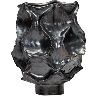 House Doctor - Waves Vase, H 25 cm, antik-metall