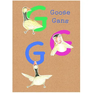 Komar Wandbild | ABC Animal G | Poster, Kinderzimmer, Buchstaben, Bild, Wohnzimmer, Schlafzimmer, Dekoration, Kunstdruck | ohne Rahmen | P036G-40x50 | Größe: 40 x 50 cm (Breite x Höhe)