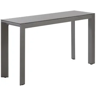 Dehner Chicago Balkontisch 42 x 133,5 x 75 cm Grau 