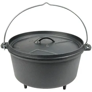 SANTOS BBQ Dutch Oven ca. 8 Liter / 9 Qt mit Füßen