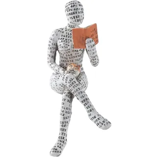 Abstrakte Harzskulptur Einer Lesenden Frau, Perfekt Für Die Dekoration Von Modernen Wohnzimmern, Büros Oder Bibliotheken Ein Ästhetisches Objekt.