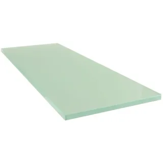 Dekoleidenschaft Glasregal Wandregal in 4 Farben & 4 Größen, 10mm Glasboden, Glasablage, Glas Regal (satiniert 90x40 cm)