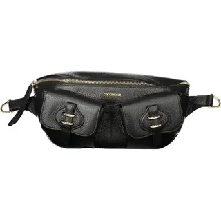 COCCINELLE Umhängetasche, Elegante Damen Bauchtasche Schwarz mit Verstellbarem Gurt & Taschen