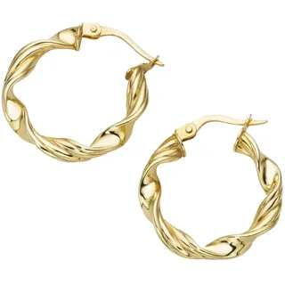 Luigi Merano Creolen glänzend Gelbgold 375