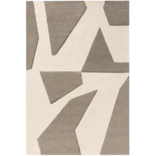 benuta Pure Wollteppich Malin Anthrazit 120x170 cm - Naturfaserteppich aus Wolle