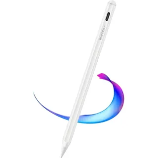Stift für iPad 2018-2022,Pen Active Feinspitze mit Palm Rejection,Neigungsspitze Magnetische Pencil kompatibel mit 6/7/8/9,Pro 11/12.9, Air 3/4,Mini 5/6 (E-03)