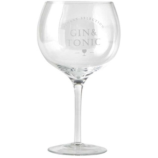 Riviera Maison Gin tonic glas, gin gläser, cocktailgläser, getränke - Finest Selection Gin & Tonic cocktailglas - Glas, Transparent - (ØxH) 9x22-800ML