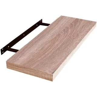 EUGAD Wandregal, 1-tlg., Holz Board Modern in verschiedenen Farben Größen beige 120 cm x 3.8 cm x 23 cm