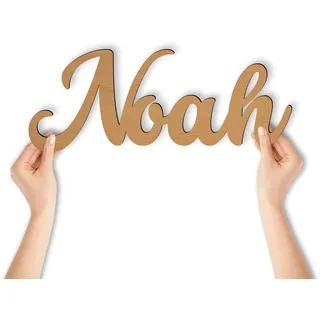 Noah Name Schriftzug Schild Geschenk Namensschild Türschild Holz Buchstaben Deko Tür Wand