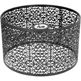 Lampenschirm Aus Metall Für E27 Und E14 Sockel Universell Einsetzbar Mit Guter Wärmeableitung Modernes Design Schwarz