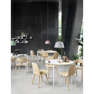 Pendelleuchte Muuto, Grau, für Esszimmer, Aluminium - 23.8
