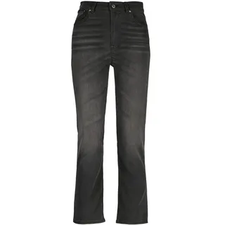 Gant 5-Pocket-Jeans Cropped Jeans Flare grau