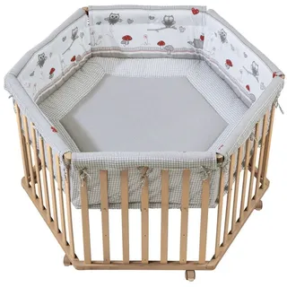 roba® Laufgitter Laufgitter roba ADAM & EULE LBH 106x121x72 cm braun braun