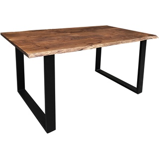 SIT Möbel TABLES & CO Esszimmertisch Stahl/Akazie - / - /