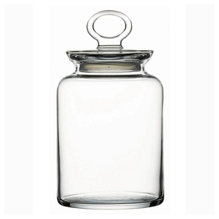 Pasabahce Aufbewahrungsdose Pasabahce Vorratsdose Glas mit Deckel Lt.1,5 (1 St) weiß