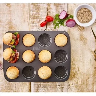 Birkmann Laib & Seele Mini-Burger Brötchenblech 29 x 22 cm