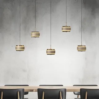 neuhaus pure® by paul neuhaus Falling Rings 5-flg. 60 cm rund bronze/braun