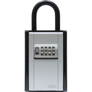 ABUS Schlüsselkasten 1 Schlüsseltresor KeyGarageTM 797 mit Bügel 4-stelliger Zahlencode schwarz|silberfarben