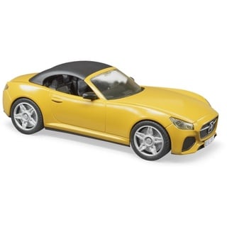 Bruder® Spielzeug-LKW Roadster Sportwagen Gelb 03480 Fahrzeug Cabriolet, mit abnehmbarem Dach gelb