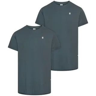 G-STAR T-Shirt Lash 2er Pack (Packung, 2-tlg) aus Baumwolle blau S (44/46)