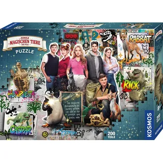 Kosmos 685072 Kinderpuzzle 200 Teile Die Schule der magischen Tiere: Puzzle zum Film — Teamwork