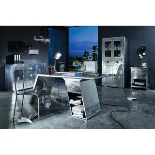 SIT-Möbel Airman Sideboard 150 x 45 x 90 cm - Silber - 01703-21