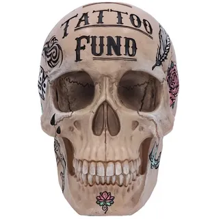 Nemesis Now Skull Tattoo Fund Spardose 15 cm
